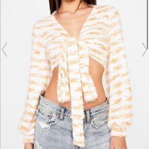 Flirt Energy Wrap Sweater - S